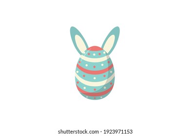 Easter Egg Eared Tosca Vector Icon