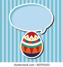 easter egg flat icon elements background,eps10
