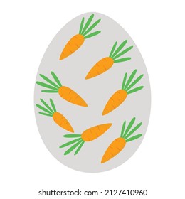 Easter egg Flat vector icon which can easily modify or edit 
