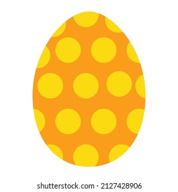 Easter egg Flat vector icon which can easily modify or edit  