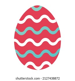 Easter egg Flat vector icon which can easily modify or edit 