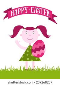Easter egg found by little girl