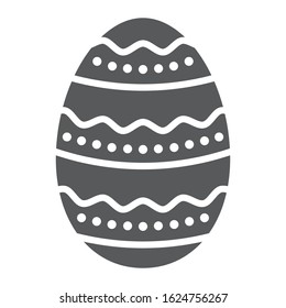 Easter Egg glyph icon, easter and holiday, decoration egg sign, vector graphics, a solid pattern on a white background, eps 10