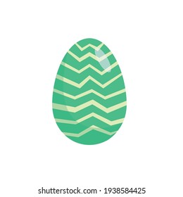 Easter Egg green Flat Icon
