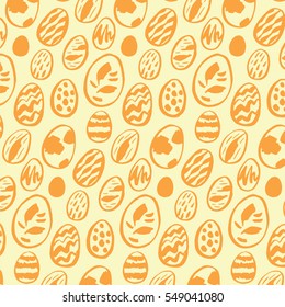 easter egg hand drawing vector collection