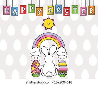 Easter egg, Happy Easter, vector, isolated, background