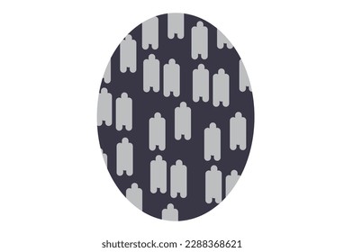 Easter egg holiday icon, is a vector illustration, very simple and minimalistic. With this Easter egg holiday icon you can use it for various needs. Whether for promotional needs or visual decoration