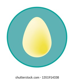 Easter egg holiday yellow