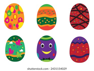 Easter Egg Hunt collection . Editable Clip Art. 