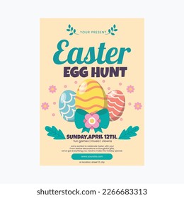 Easter Egg Hunt Flyer Template