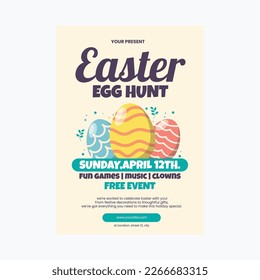 Easter Egg Hunt Flyer Template