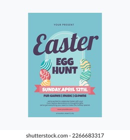 Easter Egg Hunt Flyer Template