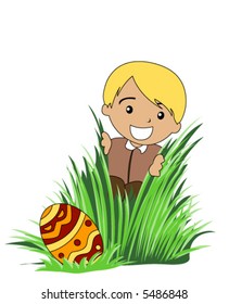 Easter Egg Hunt - Vector