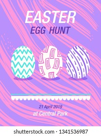 easter egg hut background for banner brochure and publication