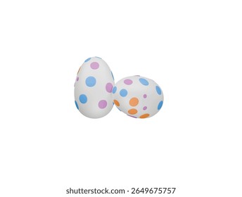 easter egg icon 3d illustration render