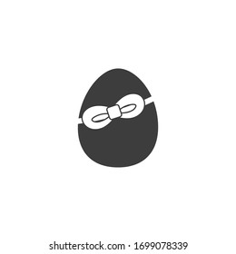 Icono de huevo de Pascua aislado