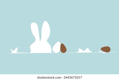 Easter Egg Icon Black Line | Painted Eggs Illustration | Happy Easter Hunt Symbol | Holiday Logo | April 