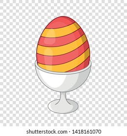 Easter egg icon. Cartoon illustration of easter egg vector icon for web