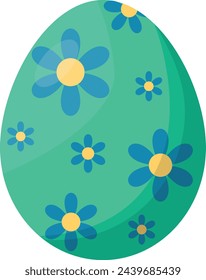 Easter Egg Icon. Easter Day Celebration. Vector Illustration.