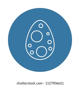 Easter egg icon. Element of easter icons for mobile concept and web apps. Badge style Easter egg icon can be used for web and mobile apps on white background