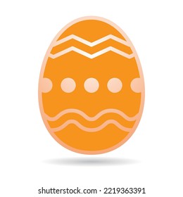 Easter egg icon. Great for easter celebrations, christianity, religion etc