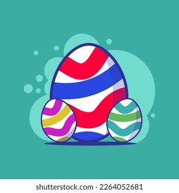 easter egg icon illustration art