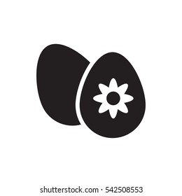 easter egg icon illustration isolated vector sign symbol
