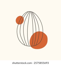 Easter egg icon. Illustration of Spring or Easter. Perfect for banner, postcard, poster, party and other decorations.