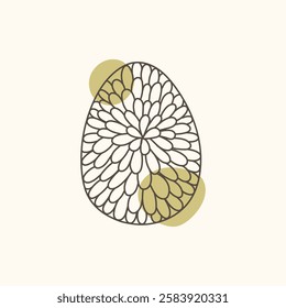 Easter egg icon. Illustration of Spring or Easter. Perfect for banner, postcard, poster, party and other decorations.