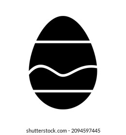 easter egg icon or logo isolated sign symbol vector illustration - high quality black style vector icons
