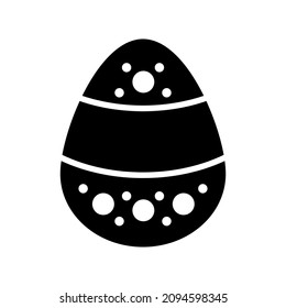 Icono de huevo o logotipo aislado símbolo de señas ilustración vector de alta calidad iconos vectoriales de estilo negro
