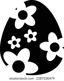 Easter egg icon new happy religion illustration