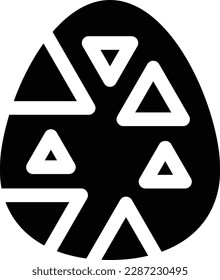 Easter egg icon new happy religion illustration