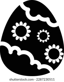 Easter egg icon new happy religion illustration