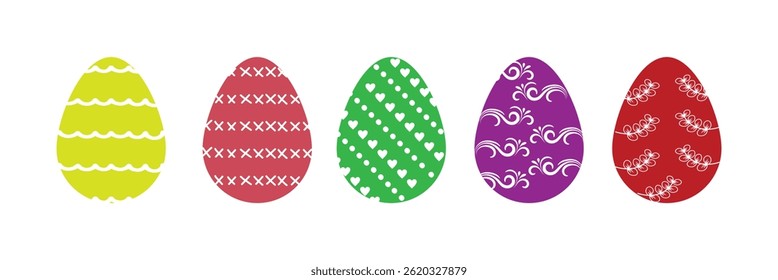 Easter egg icon set. Happy Easter decorating icon. Easter eggs spring icons collection
Vector Formats
