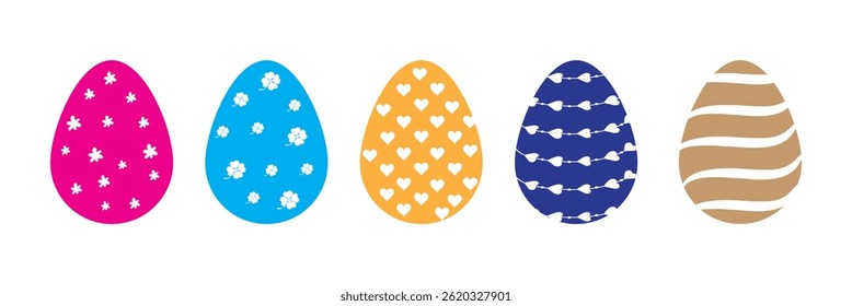 Easter egg icon set. Happy Easter decorating icon. Easter eggs spring icons collection
Vector Formats