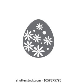 Easter egg icon. Simple element illustration. Easter egg symbol design template. Can be used for web and mobile on the white background