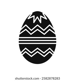 Easter egg icon Symbol mark in Outline style