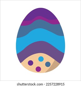 Easter egg  icon vector illustration