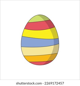 easter egg icon vector illustration