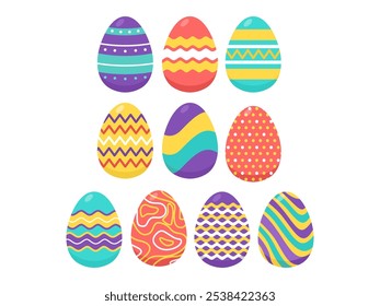 Easter Egg Illustration Element Set 