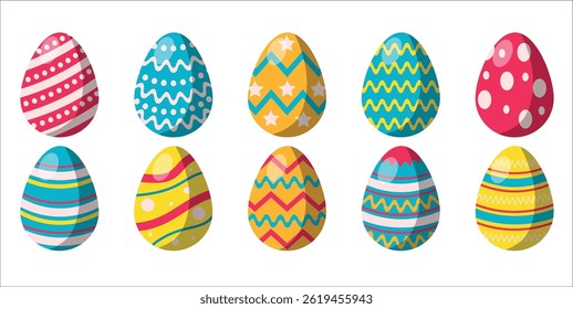 Huevo de Pascua Ilustración Vector Colección