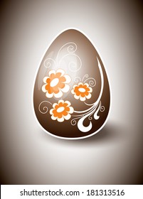 Easter Egg Illustration. Vector Design.