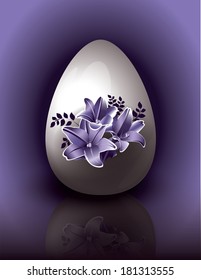 Easter Egg Illustration. Vector Design.