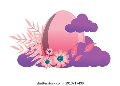 Easter Egg Illustration Vector Design 
