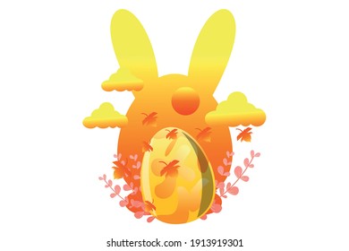Easter Egg Illustration Vector Design 