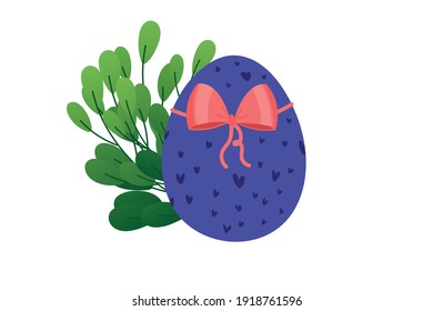 Easter Egg Illustration Vector Design