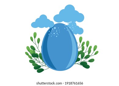 Easter Egg Illustration Vector Design