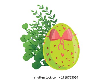 Easter Egg Illustration Vector Design