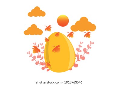 Easter Egg Illustration Vector Design